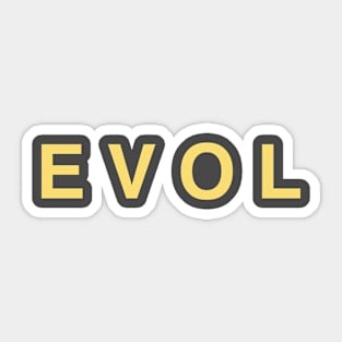 Evol - Gold Sticker